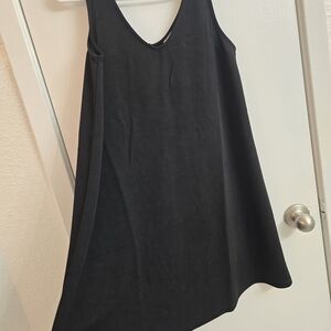 Classic Black Sleeveless A-Line Dress
